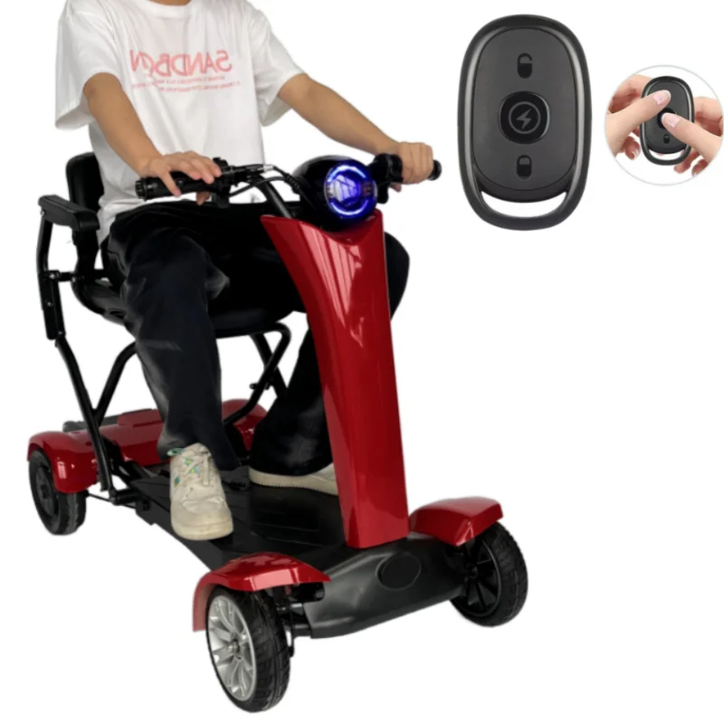 ЕС Stock 250 Вт Двойной двигатель 500 Электрический скутер для пожилых людей