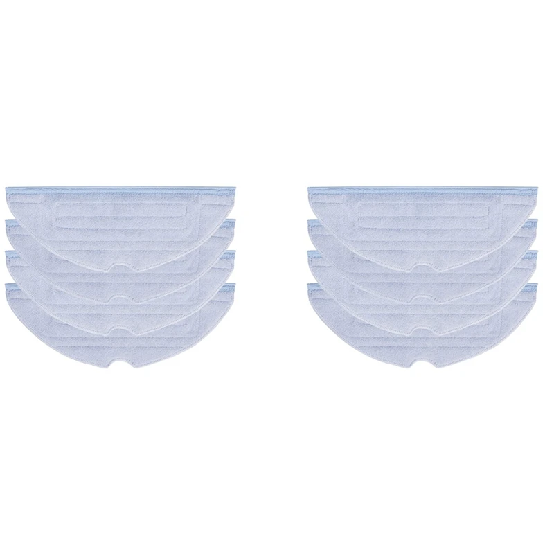 

8 Pack Vibrarise Mop Cloth Replacement Mop Pad For Roborock T7S T7S Plus S7 Vacuum Cleaner, Washable And Reusable
