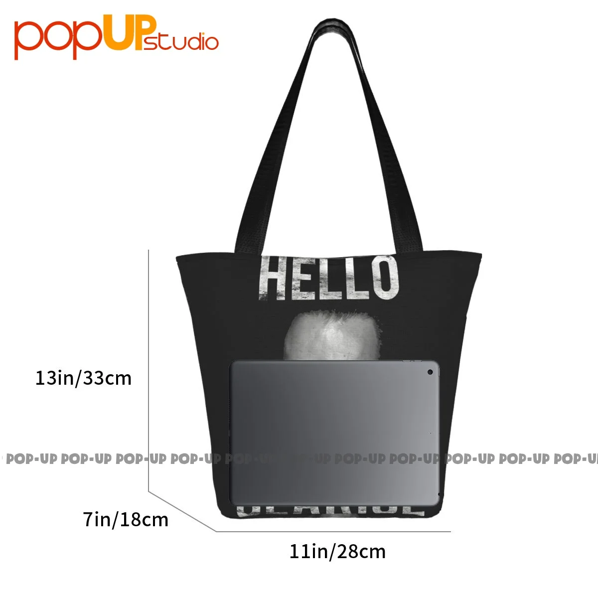 Сумка для покупок большой вместимости с надписью Hello Clarice Hannibal Lecter и Энтони