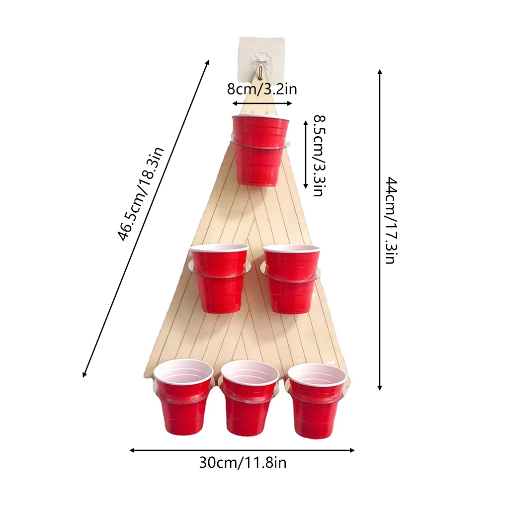 

Beer Ping Pong Rack Interesting Party Supplies Cup Holder Board Game Accessory Throwing Game Shelf Playing Props