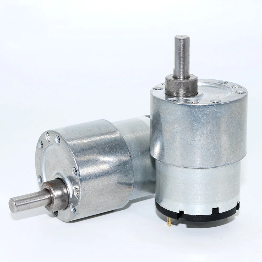 

JGB37-520 DC 6V/12V/24V High Torque Gear Motor All Metal Gear Box Electric Motor 7/12/22/35/45/66/107/200/320/600/960RPM