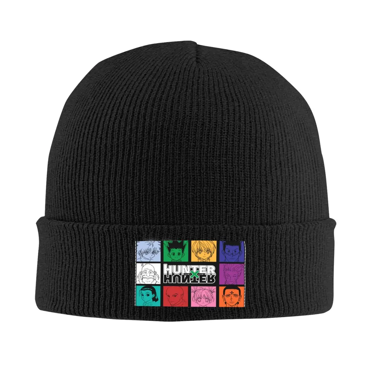 

Hunter X Hunter Bonnet Hats Hip Hop Knit Hat For Women Men Autumn Winter Warm Hisoka Morow Killua Zoldyck Skullies Beanies Caps