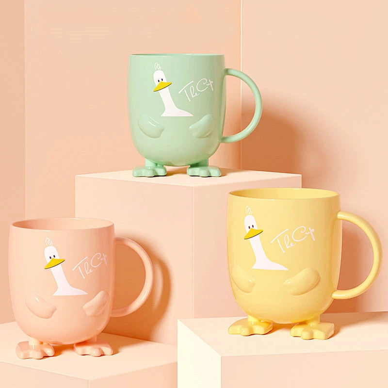 

Чашка для питья для обучения младенцу, милая мультяшная детская зубная щетка для полоскания рта, чашка с защитой от протекания для малышей, детских садов и студентов