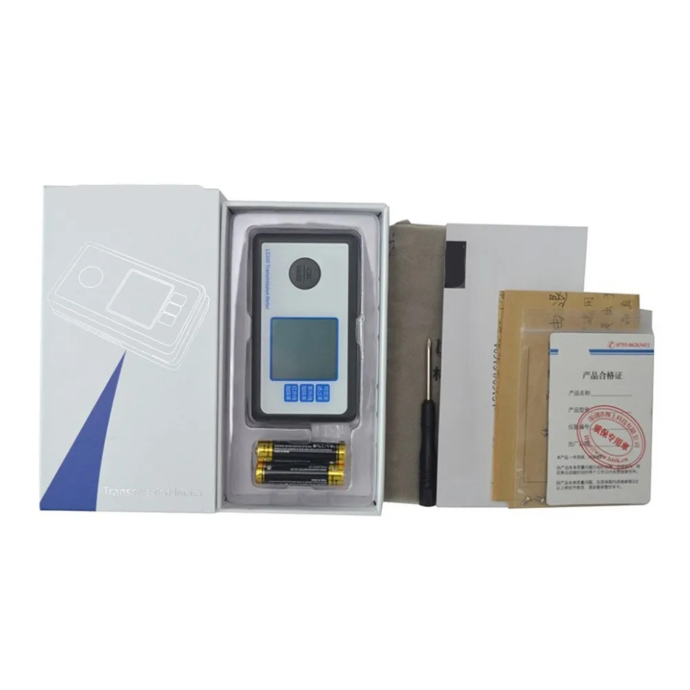 

1 PC Solar Film Transmittance Meter Tint Tester VLT UV IR Rejection Pocket Type Solar Film Transilluminator Transmissometer Tool