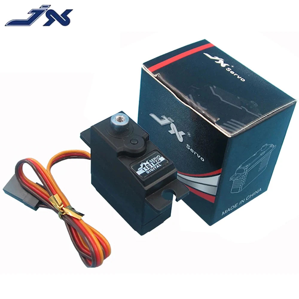 

JX PDI-1181MG 4.8-6.0V 18g 3.5KG Metal Gear Core Digital Servo For WPL RC Car B1/16 B24 C14 C24 Glider Airplane Toys
