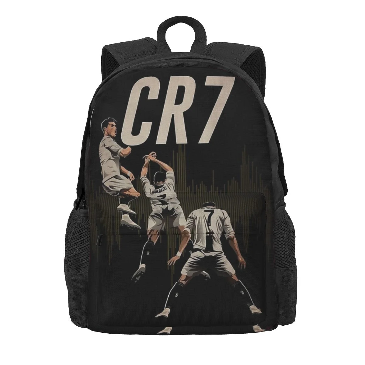 

Cristiano Ronaldo Cr7 Backpacks Boys Girls Bookbag School Bags Cartoon Kids Rucksack Travel Rucksack Shoulder Bag Large Capacity