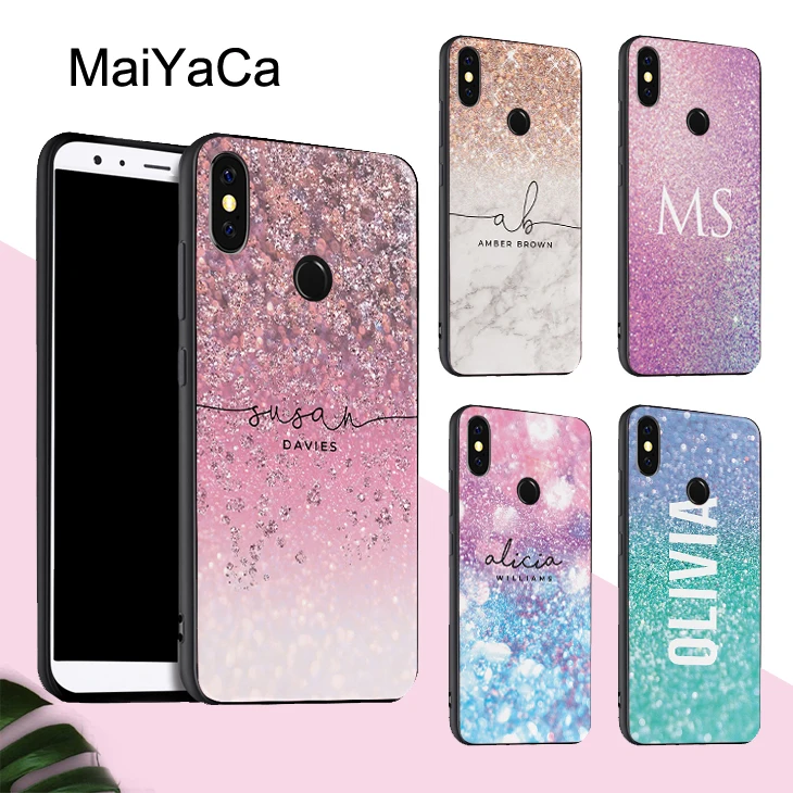 Чехол для POCO X3 F2 Pro mi Note 9 7 8T 9S 9A 9C Mi 10 Lite 9T с персонализированными инициалами