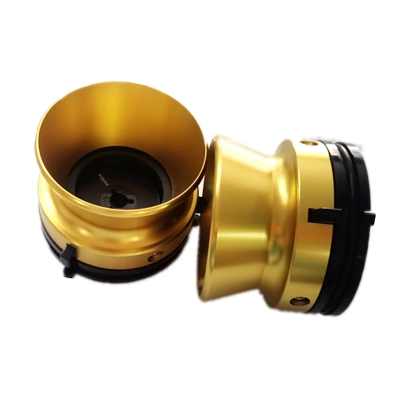 

1 Pair 10 Inch Opener For Studer Revox 10 Inch Opener Upper Belt Device Aluminum Cup Gold