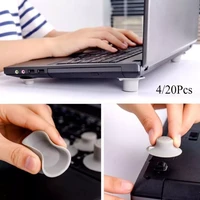 4pcsset laptop notebook heat reduction pad portable cooling feet cooler stand nonslip laptop stand holder computers accessories
