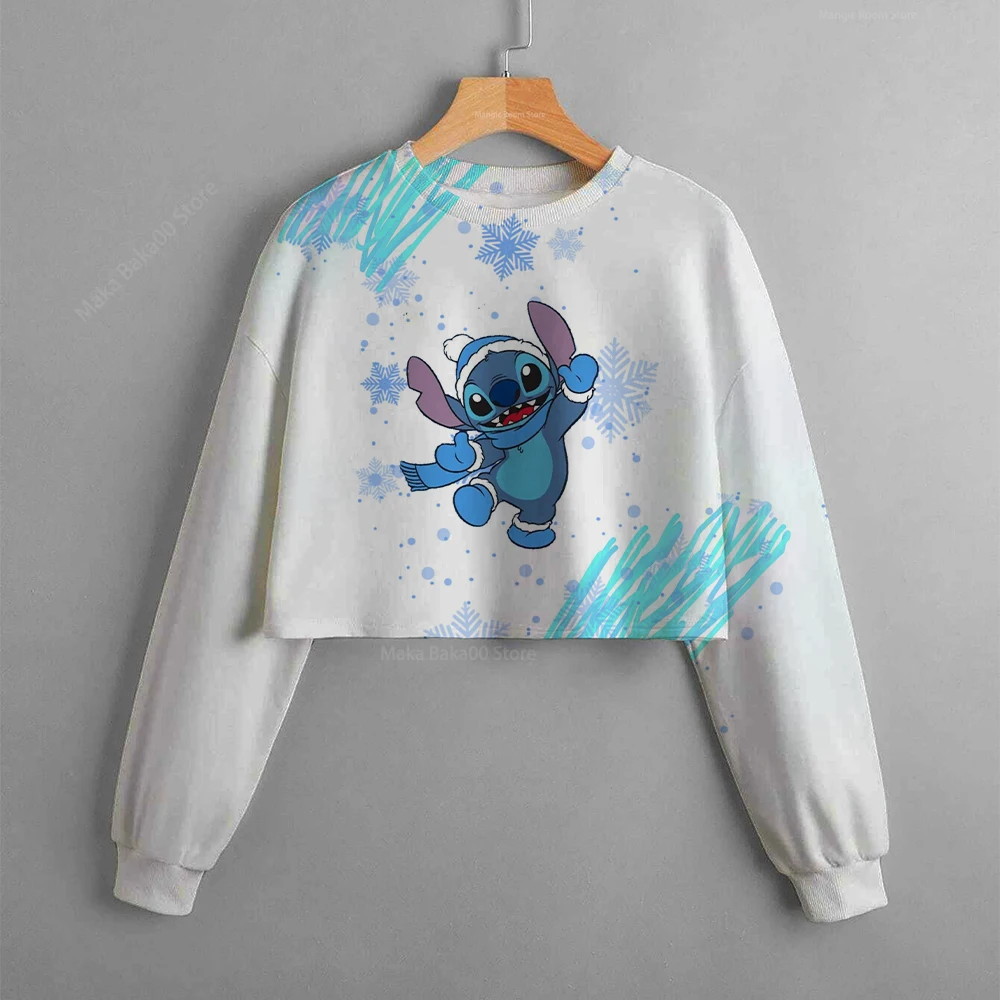 

Disney Steed cartoon character sporty casual children's wear short style hoodie printed girls garment top