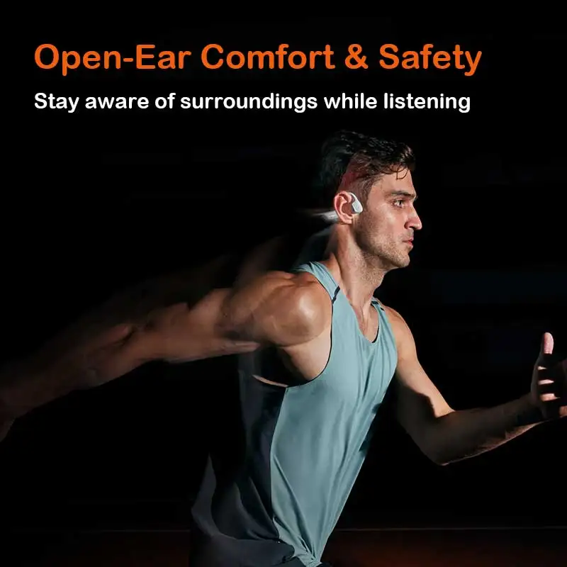 Фото Наушники Shokz OpenRun Pro 2 S820 Pro 2 MINI S821 с открытым ухом, костной проводимостью, Bluetooth 5.3, IP55, устойчивые к поту, для спорта №3