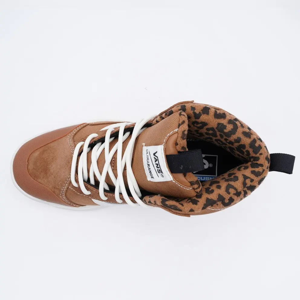 Обувь Vans UA Ultrarange Exo Hi Chipmunk/Leopard VA5KS5A0A - кроссовки для тренировок в спортзале, мягкие, удобные, дышащие, с плоской подошвой для повседневной носки на улице.