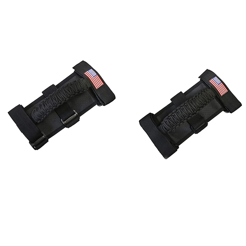 Рулонная планка из Паракорда рукоятки захвата для Jeep Wrangler JK TJ JL CJ YJ 1987-2020 JT UTV ATV