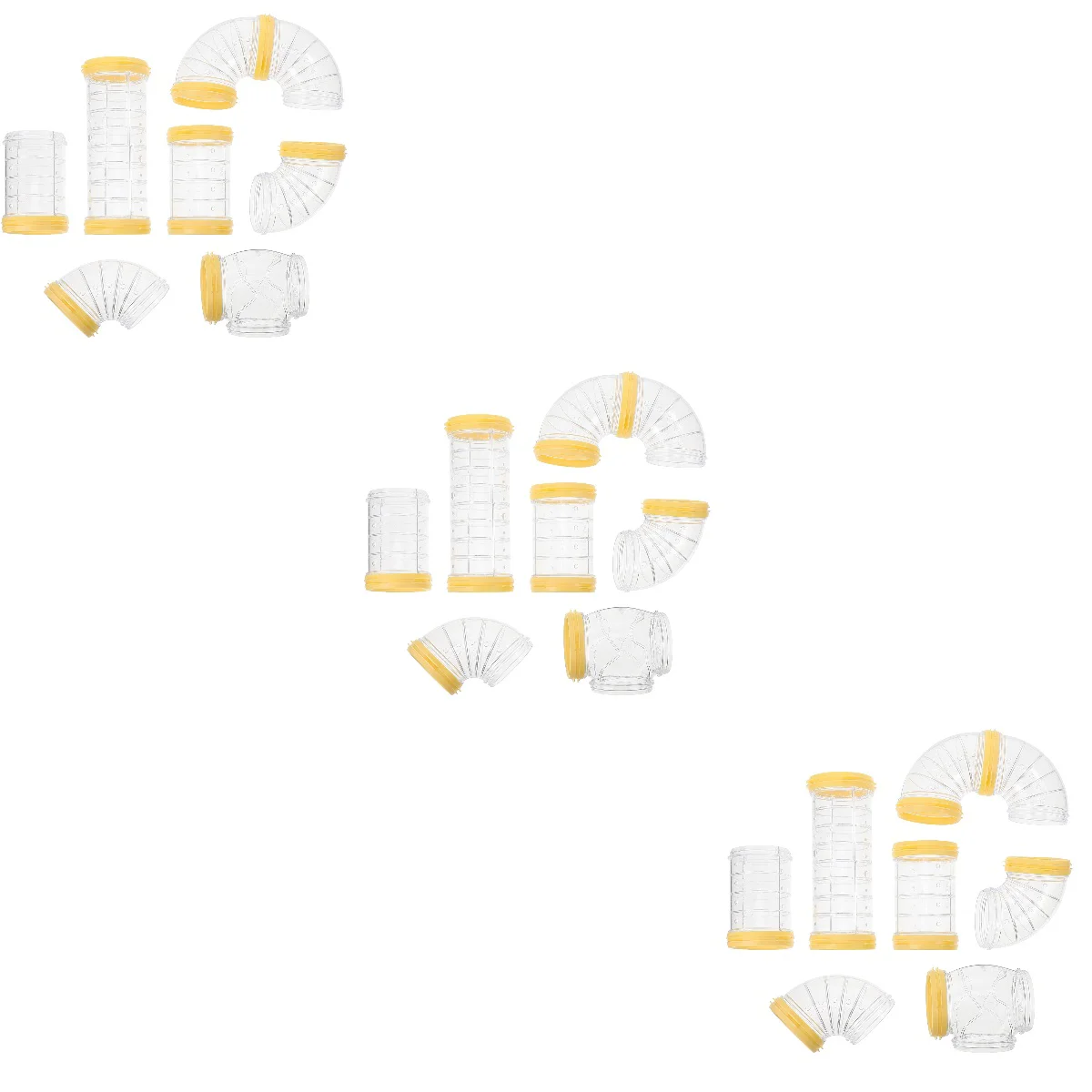 

Hamster Tubes Tunnels Tunnel Cage Toysgerbil Accessories Ferret Setanimalskit Connectors Tube Maze Pipe Rat Petcomfortable