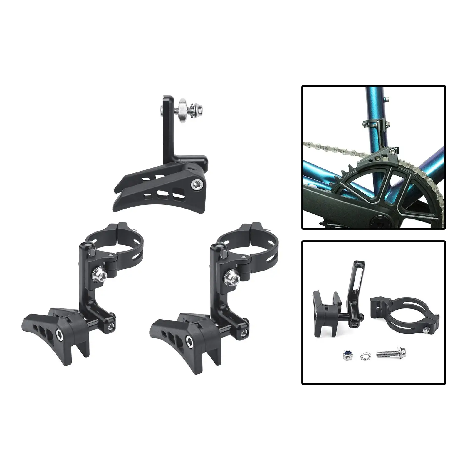 Велосипедная однодисковая защита цепи от падения алюминиевая шестерня