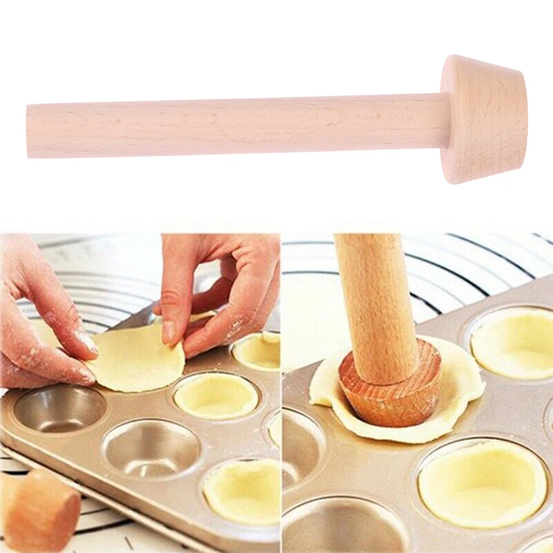 

Деревянное яйцо Tart, двухсторонний кондитерский инструмент, толкатель для яиц, форма Eggtart, портативная форма для теста, печенья, форма для выпечки тортов, кухонные инструменты