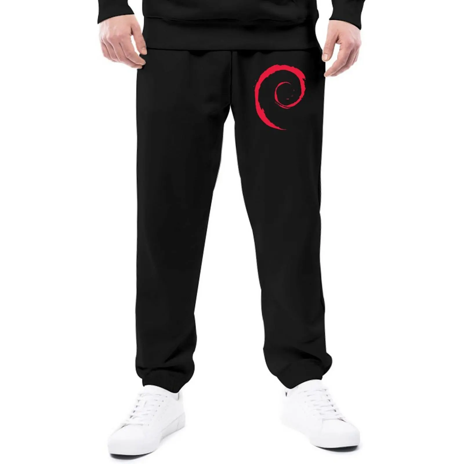 

Спортивные брюки Debian на спирали Linux, операционная система, Классические повседневные брюки большого размера, осенний мужской тренировочный...