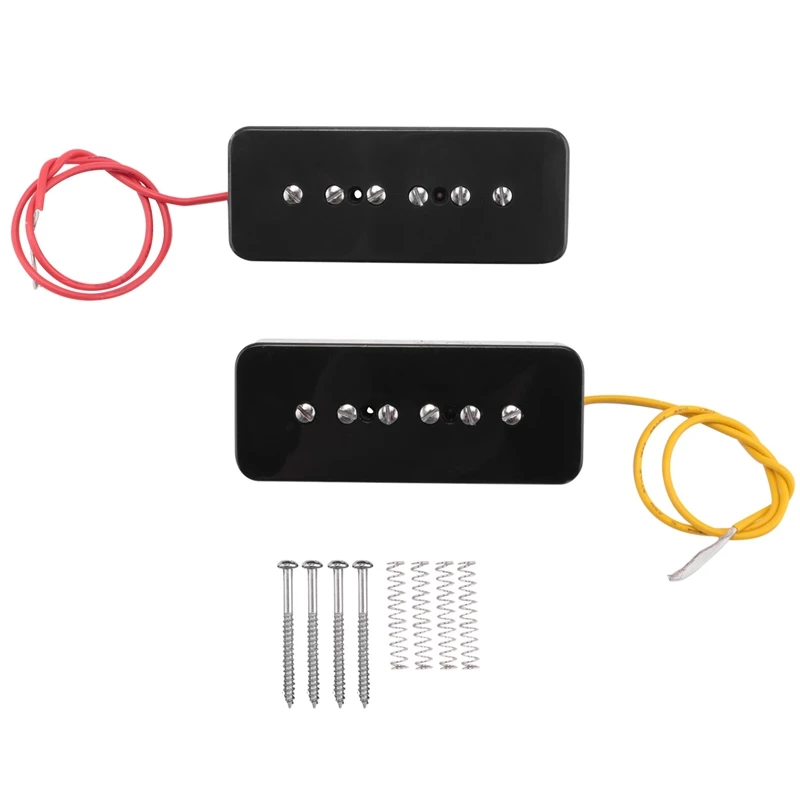 

Set Of Neck Bridge Soap Bar P90 Pickup Alnico 5 Electric Guitar Pickup Single Coil Guitar Parts