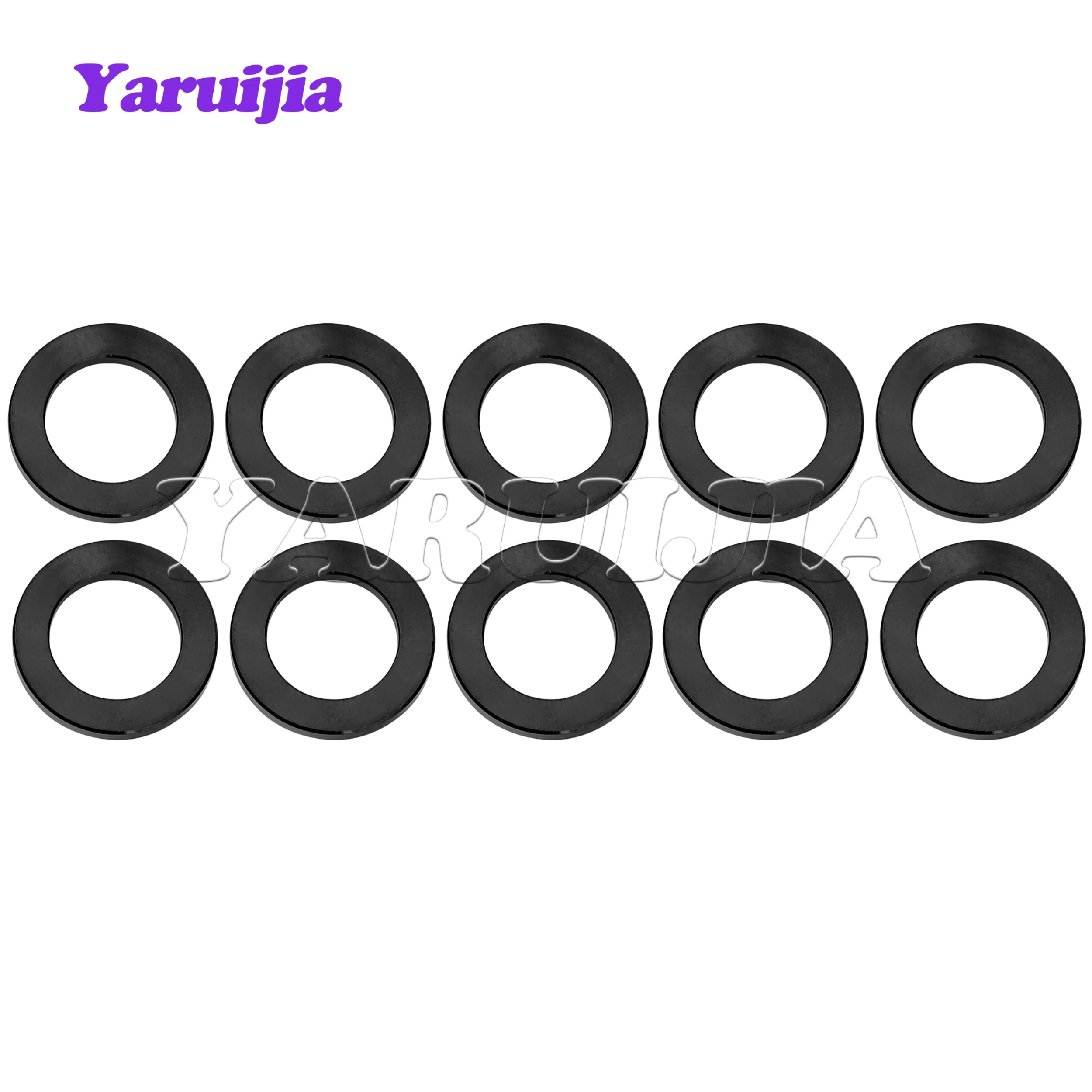

Титановые шайбы Yaruijia M3/M4/M5/M6/M7/M8/M10/M12/M14 DIN912, плоская прокладка для велосипеда, мотоцикла, автомобиля, 10 шт.