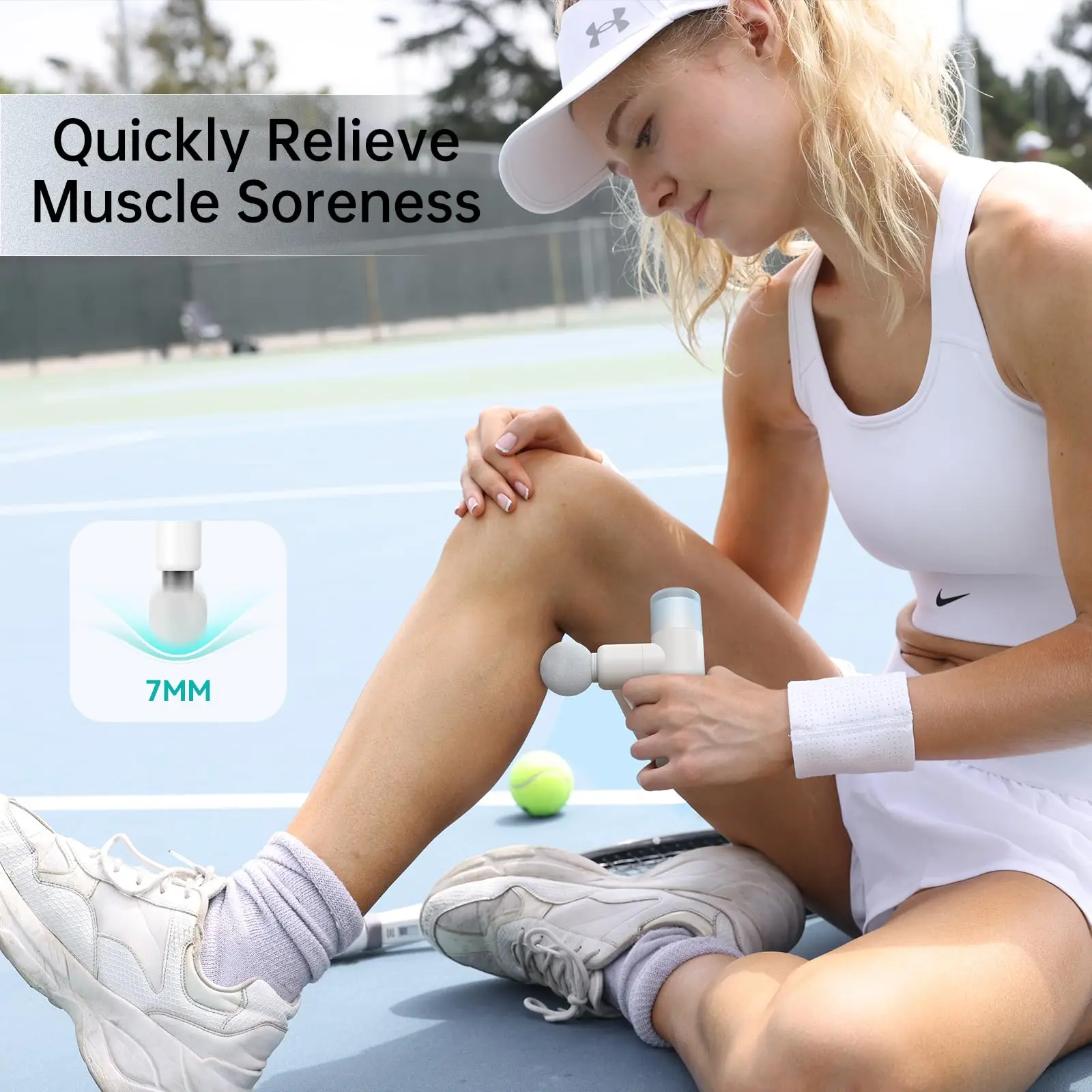 Opove M3 Мини-массажер ударный массажер для глубоких тканей мышц портативный ручной