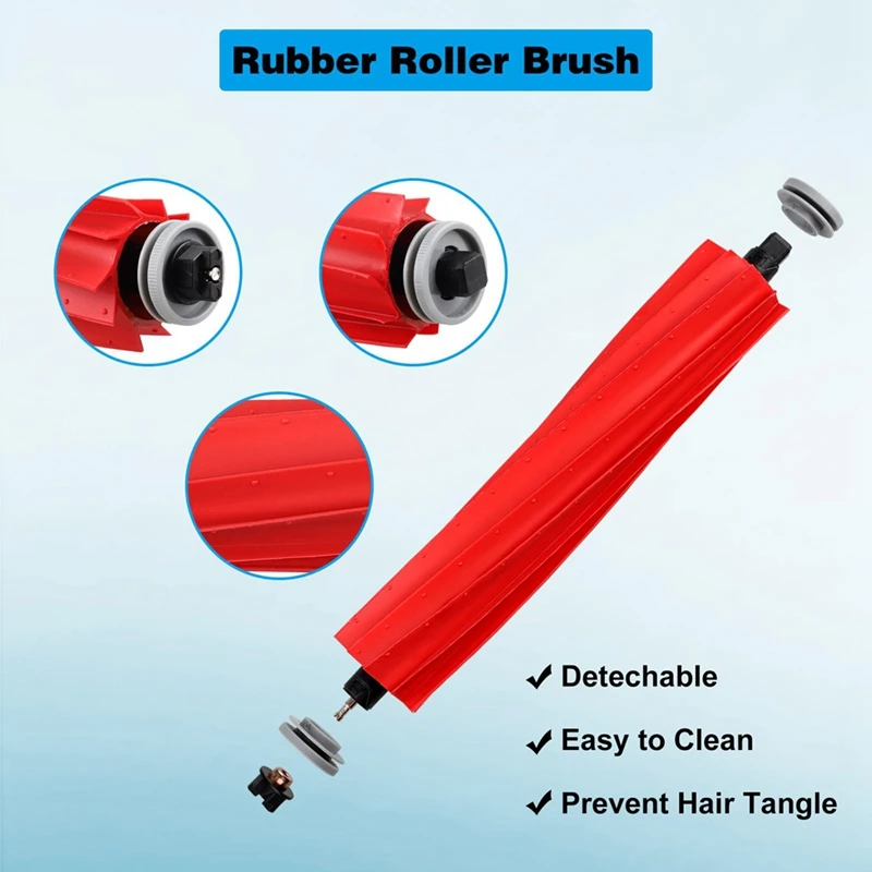 2 шт. Резиновые Запчасти для робота-пылесоса Roborock S7/S7 MaxV/S7 MaxV Plus/S7 Ultra