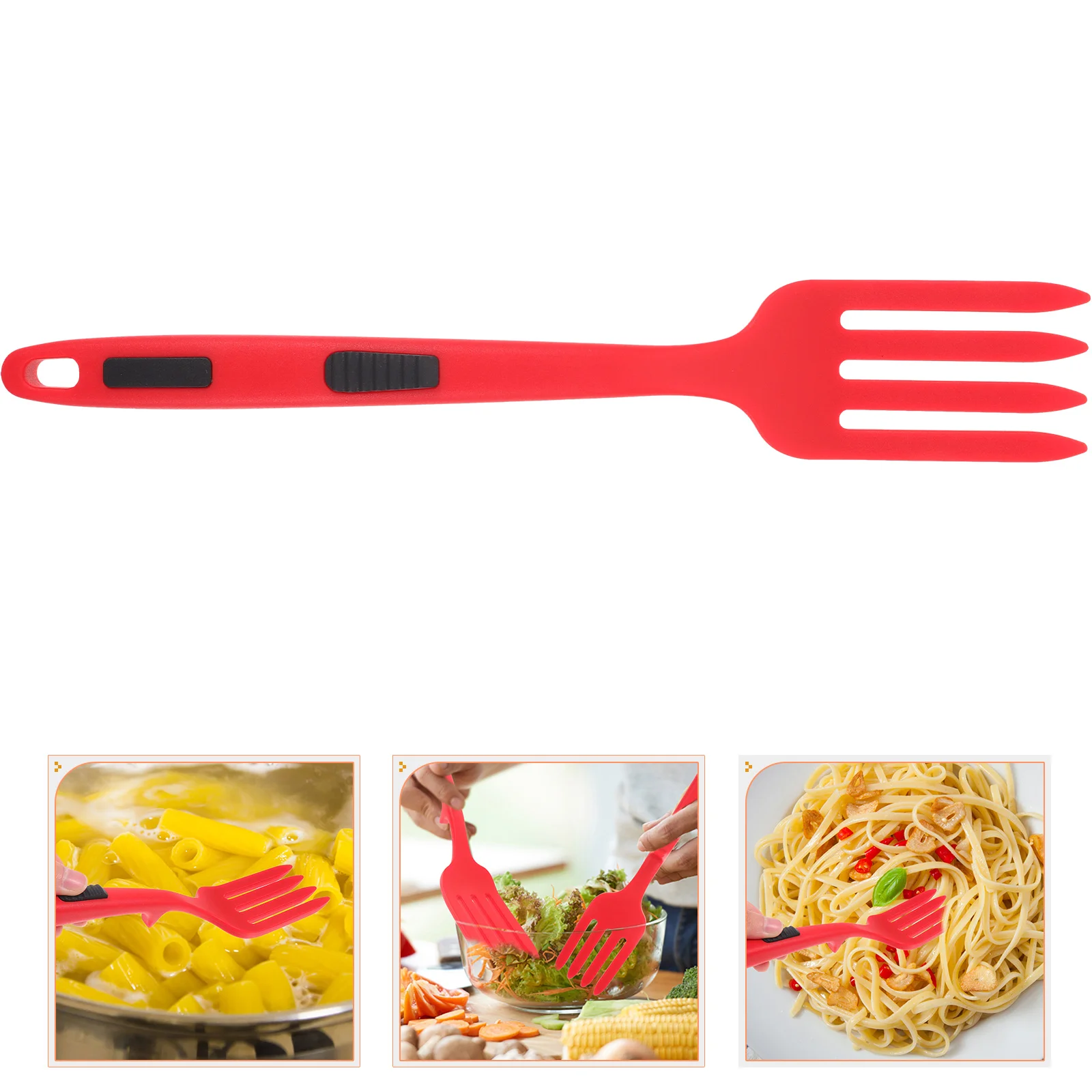 Вилка для лапши силиконовые кухонные макароны щипцы гвинчи столовые приборы