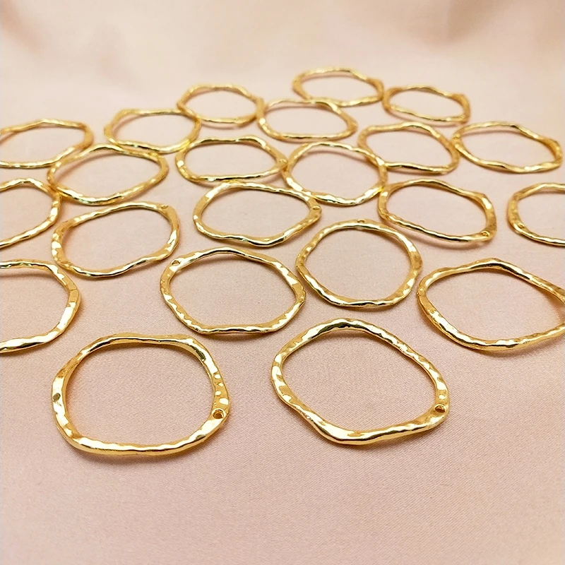 

Youga Hip Hop 36*41mm Gold Big Hoop Alloy Jewelry Accessories for DIY Making Ladies Trendy Earrings