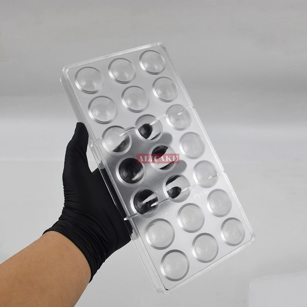 ALICAKE Поликарбонатная Форма Для Шоколада 1 Дюйма Круглая Пули Инструмент Выпечки