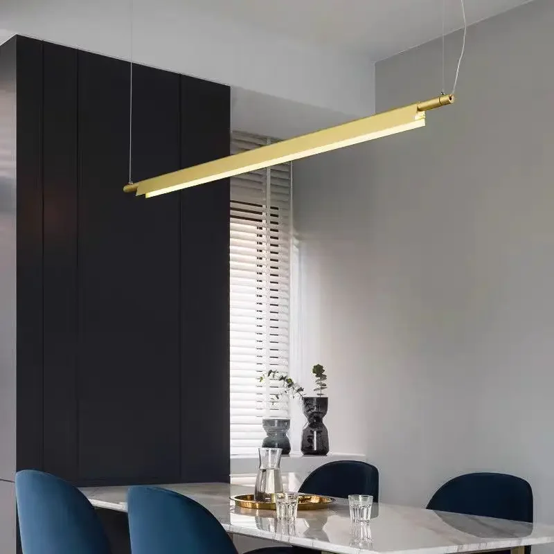 Современная Минималистичная стойка для ресторана и бара Длинная подвеска