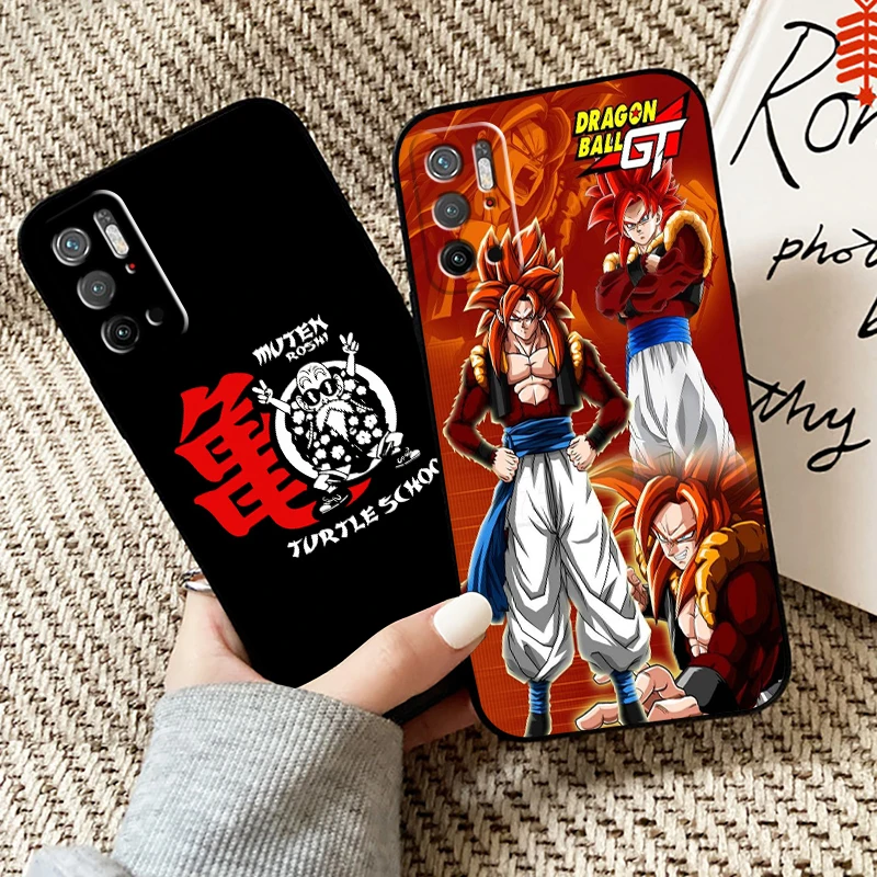 

Goku Dragon Ball Vegeta For Xiaomi Poco M3 PRO 5G For POCO X3 Pro NFC X3 F3 GT Phone Case Black Coque Carcasa Silicone Cover
