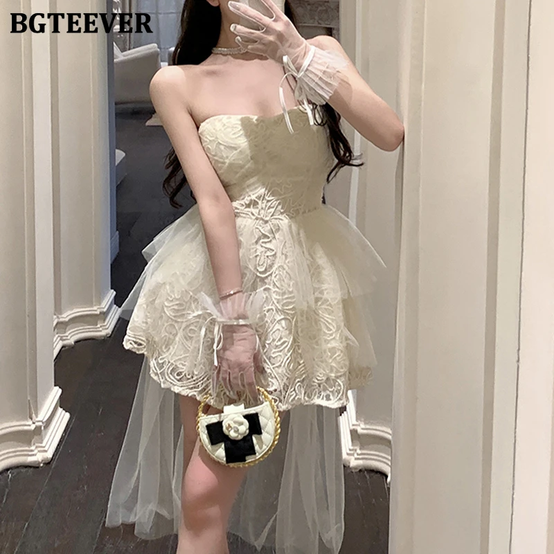 BGTEEVER стильное женское вечернее платье трапециевидной формы без рукавов