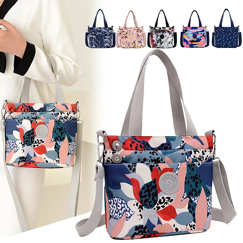 

Women Rustic style Messenger Bags Floral Clutch Female Handbags Three Zipper Main Bag Ladies Shoulder Crossbody Bag