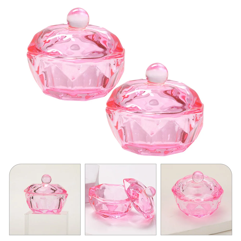 Сверла для ногтей прозрачные органайзеры и техника хранения стеклянная жидкая