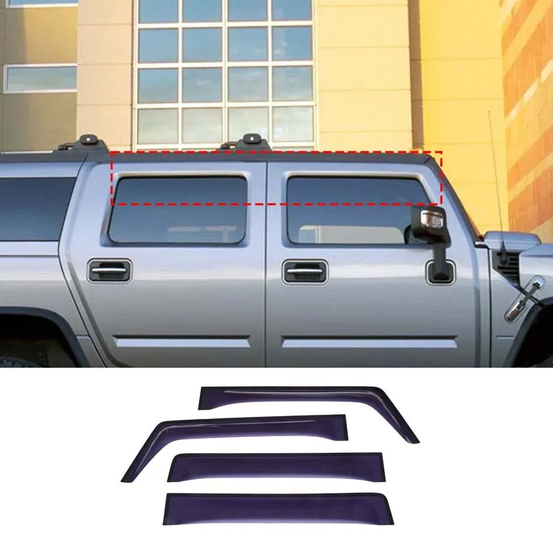 

For 2003-2009 Hummer H2 ABS car styling car hatchback protection windshield sunshield rain shield car decoration accessories