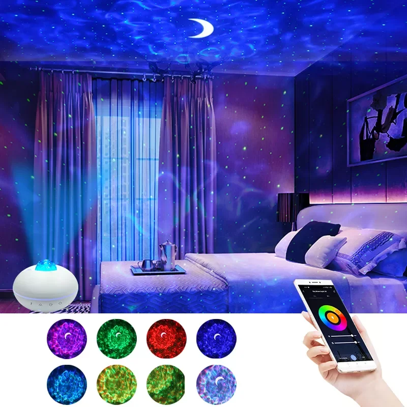 

Colorful Starry Sky Galaxy Projector Night Lights Child Player Star Night Light Romantic Projection Lamp Gifts Bedroom Decor