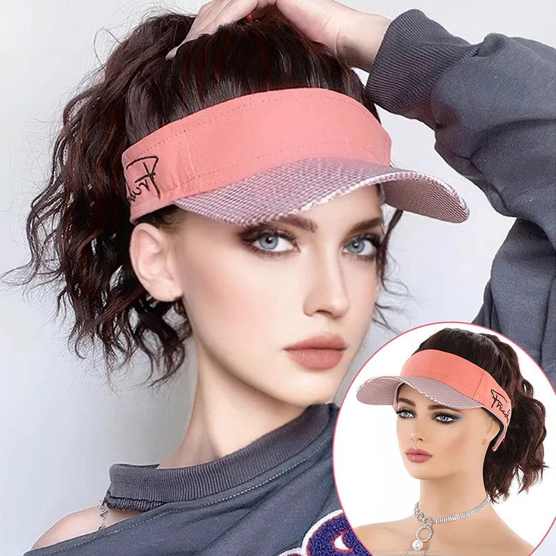 Синтетический натуральный вьющийся удлинитель для хвоста парик прямой