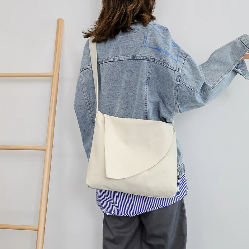 

Canvas Women's Bag 2022 Trend Shoulder Crossbody Bag Shopper Eco Bag Korean Messenger Bag Y2K Flap Satchel Bag Designer Handbags