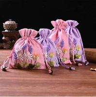 2022 new arrival sachet silk embroidered purse brocade bag for flower and jewelry