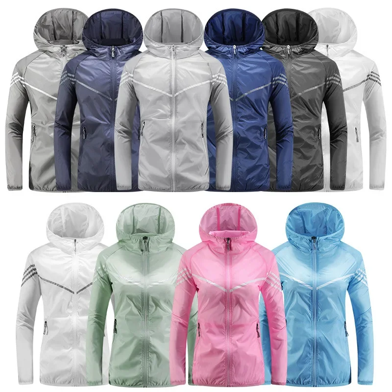 Мужская одежда для защиты от солнца из ледяного шелка тонкая дышащая