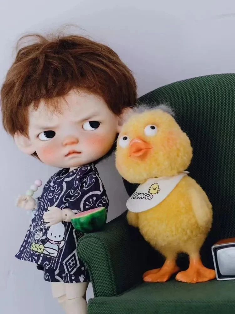 Новый рог BJD Кукольный магазин 1/6-xiaoxuanhua niuniu Игрушечная модель из смолы Аксессуары