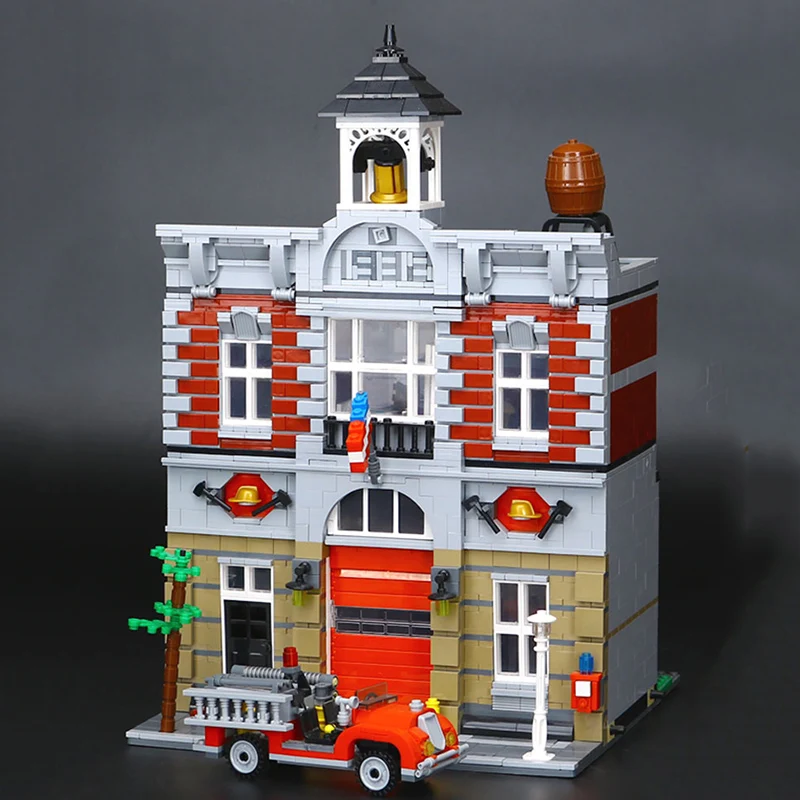 

_ 84004 инструмент для обучения пожарной бригады совместим с 15004 10197 детских модельных блоков, рождественские игрушки