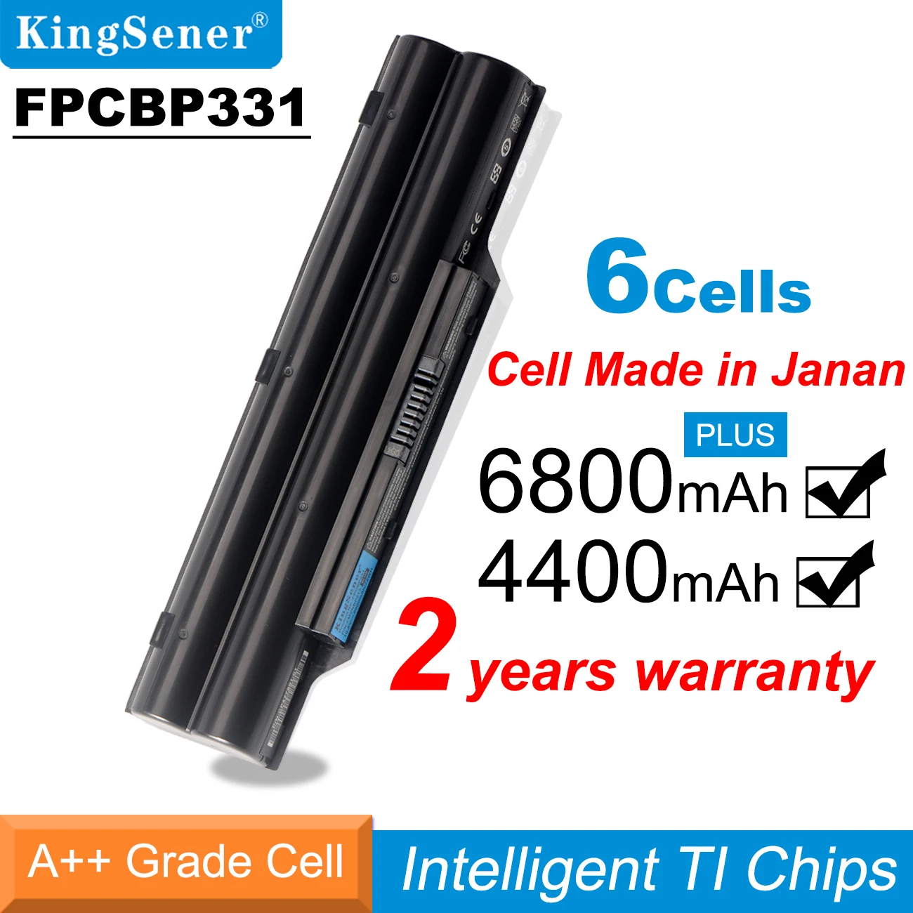 Bateria do Portátil para Fujitsu Lifebook Fpcbp331 Kingsener A532 Ah512 Ah532 Ah532 Gfx Fpcbp331 Fmvnbp213 Fpcbp347ap 4400mah