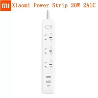 new xiaomi mi mijia qc3 0 20w fast charging power strip 2a1c 3 sockets standard plug interface extension lead 1 8m plug plat