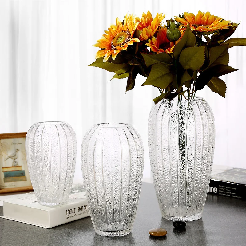 

Nordic Style Large Vase Glass Funky Living Room Office House Table Design Vase Modern Art Vasi Per Fiori Aesthetic Room Decor