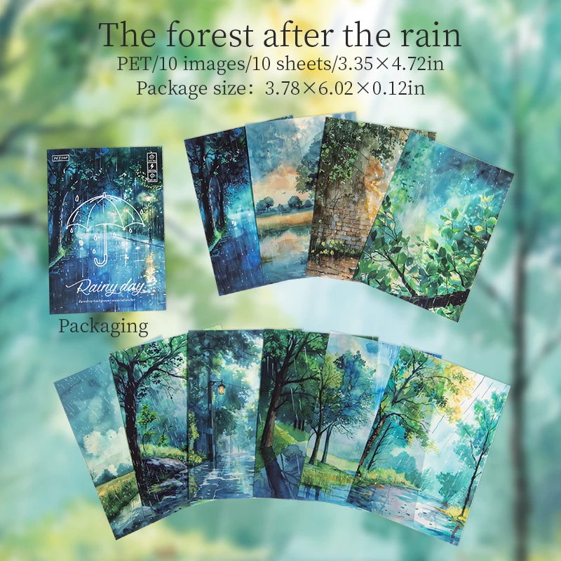 

Винтажные наклейки Rainy Day