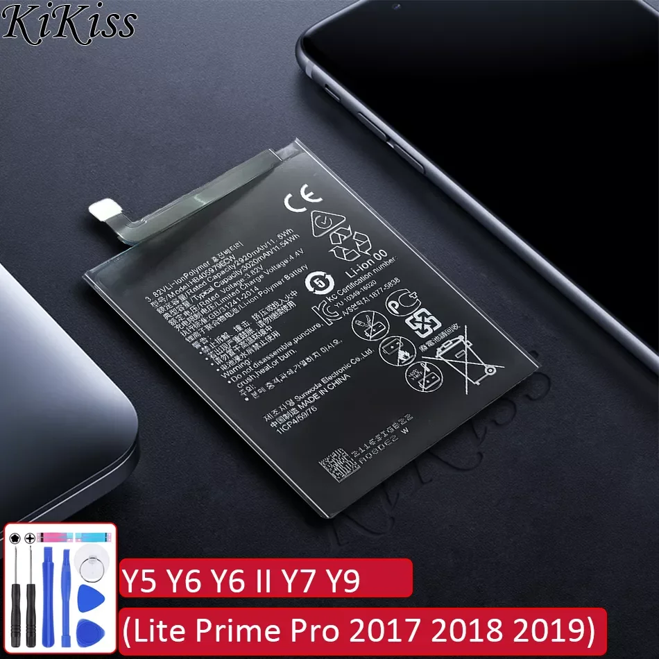 

Аккумулятор HB405979ECW для Huawei Y5, Y6, Y6 II, Y7, Y9(Lite Prime Pro 2017, 2018, 2019)/Φ L02, L21, L22, L23, DRA, LX1, LX2, LX3, LX5