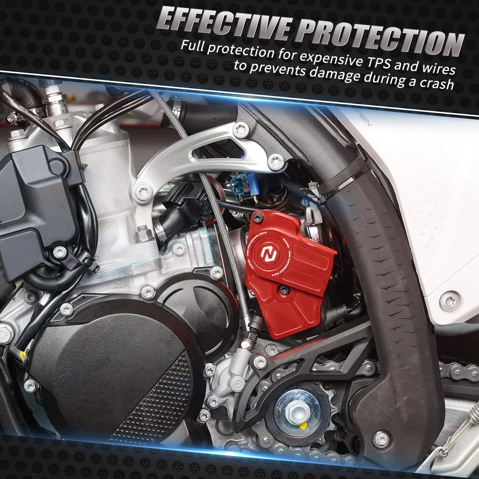 Крышка датчика положения дроссельной заслонки для GasGas 2024 EC250 EC300 KTM EXC 300 EXC250 Husqvarna TE