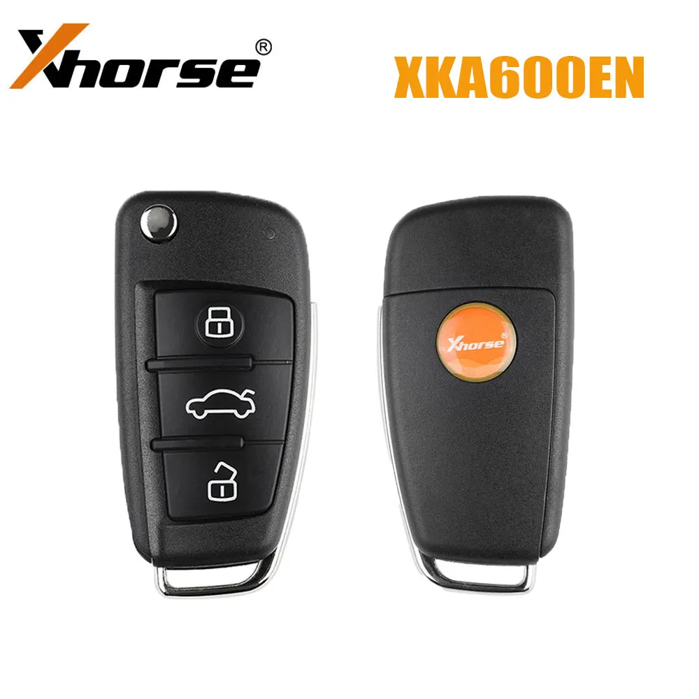 

5/10pcs Xhorse Universal Wire Remote Key XK Series VVDI2 XKA600EN for Audi A6L Q7 Type 3 Button Remote Key for VVDI Key Tool