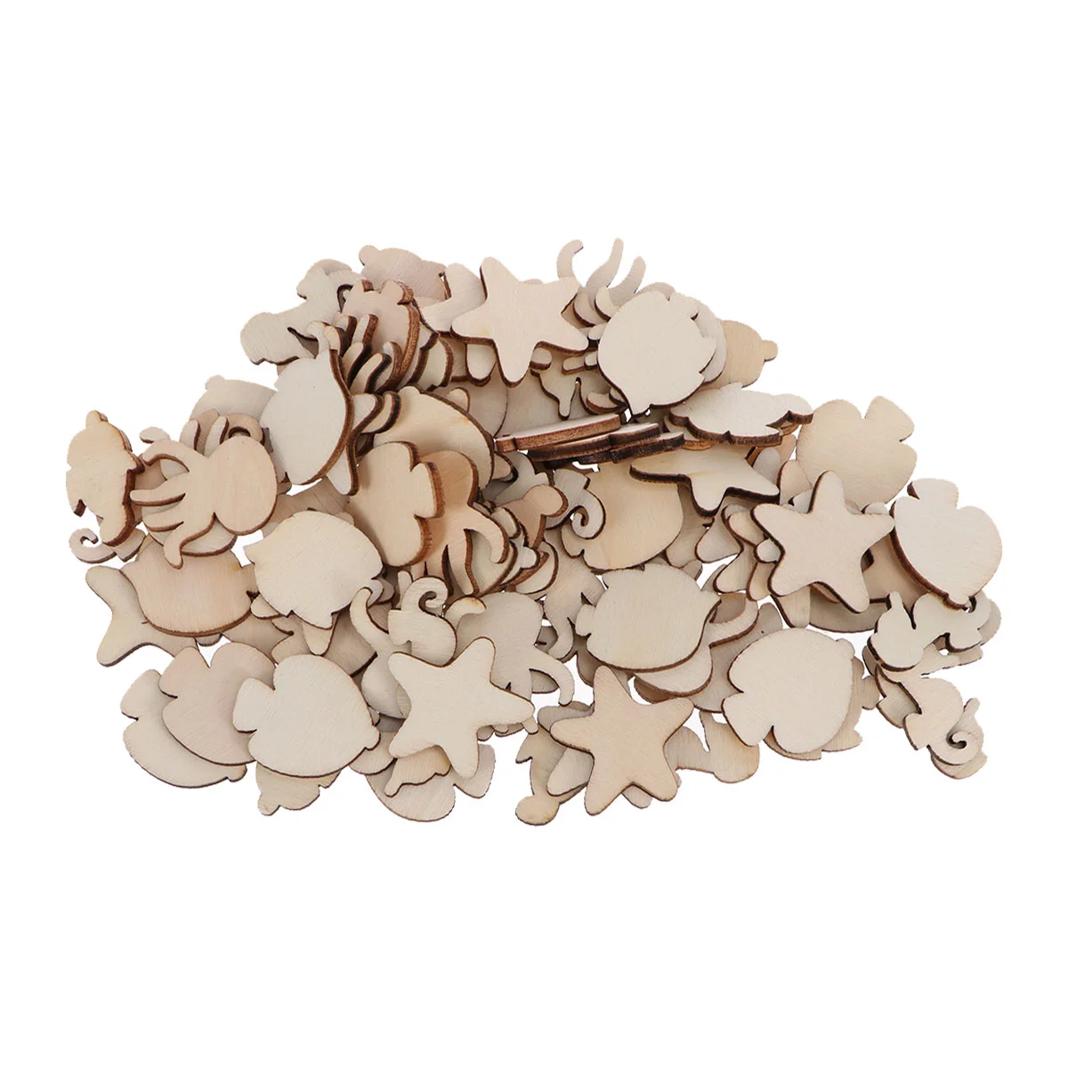 

Wood Cutouts Animal Wooden Unfinished Sea Animals Diy Ocean Cutout Crafts Slices Blank Shapes Life Supplies Dolphin Nautical