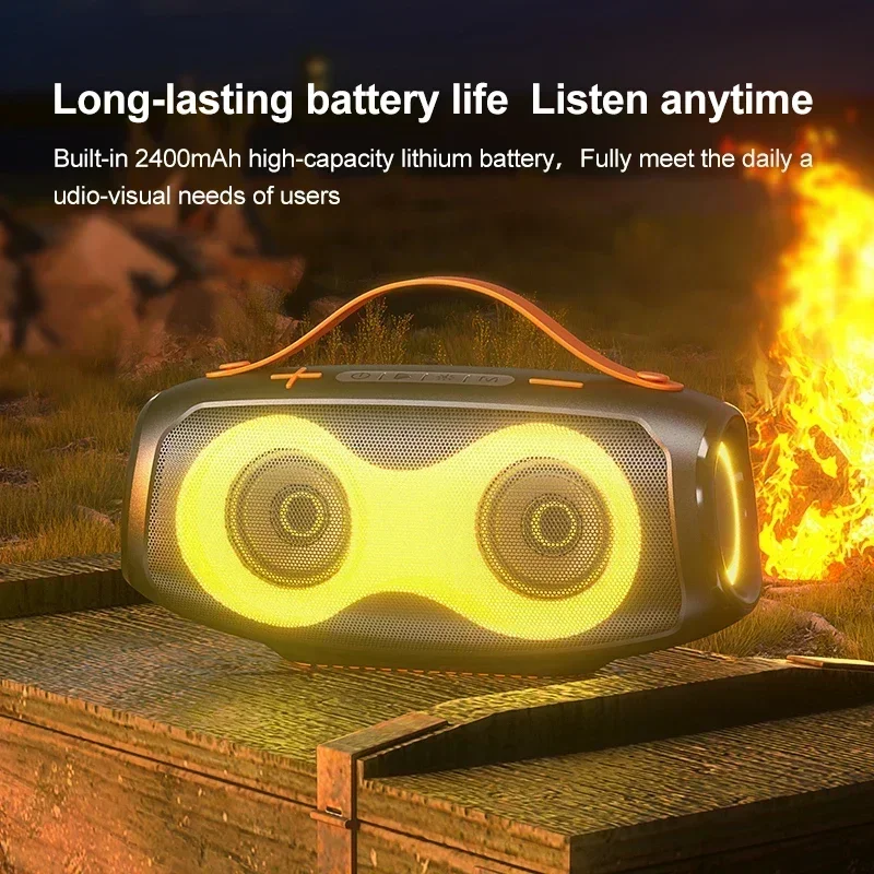 EBS-610 20W RGB Muisc 5 3 с светильник портативный водонепроницаемый стерео Rockmia мощный